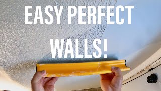 Perfect walls made easy Level 5 drywall finish skim coating [upl. by Hsetih]