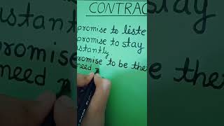 Best friend contract How to make friendship contract [upl. by Cianca]