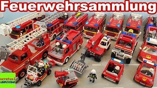 Playmobil Feuerwehr Fahrzeuge riesige Sammlung seratus1 unboxing [upl. by Em]