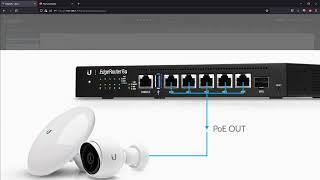 Actualizar Er6p Configuración muy básica Ubiquiti edgerouter Habilitar Out POE [upl. by Farnsworth79]