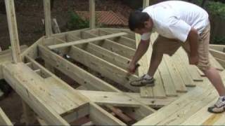 How to Install an Octagonal Deck Frame [upl. by Aizti]