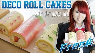 Cute Deco Roll Cake ft Kim Dao  Kaos Kosplay Kitchen [upl. by Enened469]