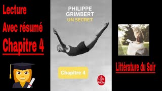 4  Un secret  chapitre 4  livre audio  résumé  Philippe Grimbert [upl. by Annovy]