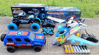 Rc Car RemoteRc Rock CrawlerRc HelicopterAirbus 380 and Drone Radio Control Unboxing Test Fly [upl. by Annodal]