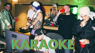 KaraokeKAROL G Feid DFZM ft Ovy On The Drums J Balvin Maluma Ryan Castro Blessd  57 [upl. by Aleil]