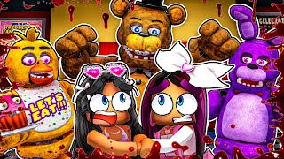 ME amp MY DAUGHTER MUST SURVIVE FIVE NIGHTS AT FREDDY’S SCARY PIZZERIA OR ELSE 🐻😈🍕 [upl. by Eetak]