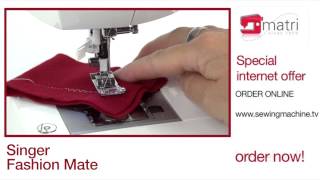 Singer Fashion Mate  Promo  Naaimachine Sewingmachine Machine a Coudre Nahmaschinen [upl. by Portland789]