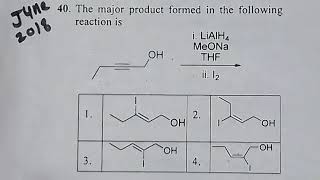 15Csir net organic chemistry june 2018 part  organic synthesis solved question with mechanism [upl. by Hashim]