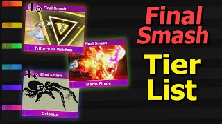 Final Smash TIER LIST for Smash Ultimate [upl. by Brenk562]