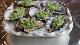 Oyster Rockefeller  Oysters Baked with Herb Butter  Special Holiday Appetizer [upl. by Aynotal]