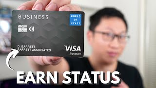 Chase World of Hyatt Business Credit Card Earn Globalist Status [upl. by Ezaria739]