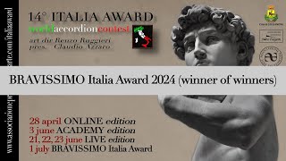 14° ITALIA AWARD 2024 BRAVISSIMO Italia Award [upl. by Settle468]