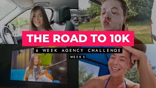 SOCIAL MEDIA AGENCY CHALLENGE  HAVE WE FOUND CLIENTS YET THE ROAD TO £10000  WEEK 5 [upl. by Jolie]