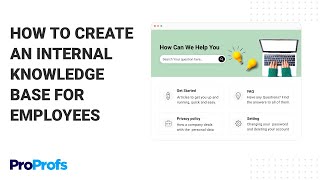 How to Create an Internal Knowledge Base For Employees [upl. by Atiuqram]