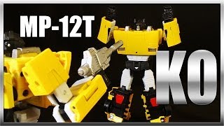 KO MP12T Tigertrack vs Takara Tigertrack MP12T Masterpiece comparison video [upl. by Uriisa980]