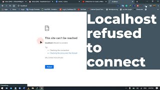 Localhost refused to Connect  This Site Cant be reached  Wamp Server [upl. by Anehsuc]