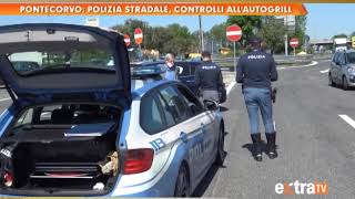 Pontecorvo Polizia Stradale controlli anti covid19 allautogrill [upl. by Eniamor]