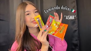 Comiendo dulces Mexicanos  eating sounds 🍭🍬 [upl. by Anawqahs762]