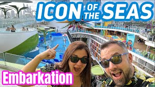 Icon of the Seas Embarkation Day  Ship Tour  Worlds Largest Cruise Ship [upl. by Amedeo]