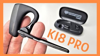 CONAMBO K18 Wireless Headset Review  Mic Test [upl. by Sikram]