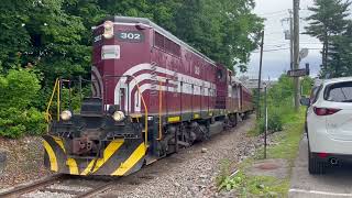 Winnipesaukee Scenic RR GP7 For the Day [upl. by Omocaig]