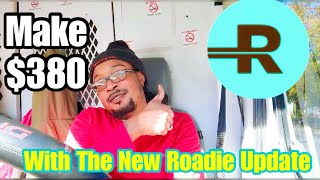 Roadie new update let me make 380 easy today cargo van delivery business gigs app 2024 [upl. by Zilvia]