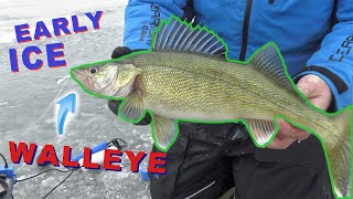 Early Ice Walleyes 2020 [upl. by Capon]