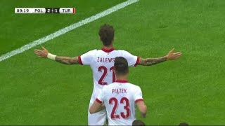 Poland vs Turkey 21 Nicola Zalewski late goal earn win  International Friendly Match recap [upl. by Nodnyl]