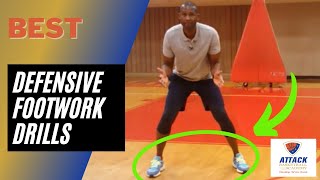 Basketball Defense Footwork Drills [upl. by Fransisco477]