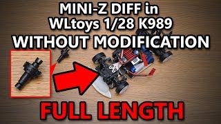 How to use MiniZ differential in WLtoys 128 without modification Full length uncut [upl. by Imoan]