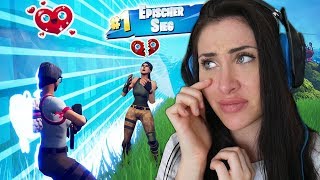 Ich schenke Fortnite Gegner seinen ERSTEN Sieg ⛏️ [upl. by Akehs]