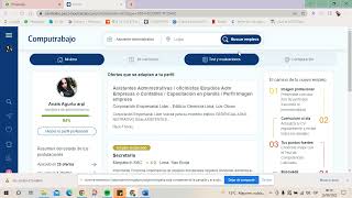 PASOS PARA POSTULAR A COMPUTRABAJO [upl. by Jaban]