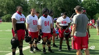 Valdosta State football eager to show off roster depth [upl. by Mushro568]