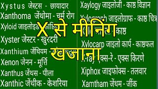 X Se MeaningX Se Word MeaningTop 10 Word Meaning Alphabet XX Par meaningX Word Meaning English [upl. by Myo]