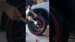 Wheel Protector On An AMG [upl. by Nareht]