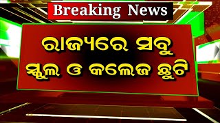 ସ୍କୁଲ ଓ କଲେଜ ଛୁଟିକୁ ନେଇ ଆସିଲା ବଡ଼ ସୂଚନା  School College Holiday News Odisha [upl. by Ahkeber426]