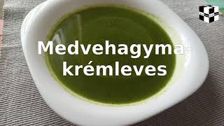 Medvehagymakrémleves recept vegánoknak friss tavaszi leves medvehagymából [upl. by Beattie]