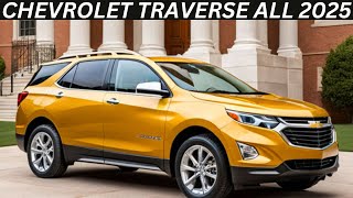 Chevrolet Traverse All 2025 ReviewInteriorExteriorFirst LookFeaturesPriceAj Car Point 2024 [upl. by Annaerda139]