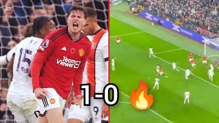 Lindelof goal vs Luton  Manchester United vs Luton Town [upl. by Robbie]