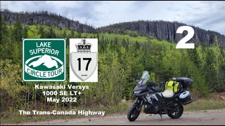 Motorcycle Trip around Lake Superior Michigan Ontario Wisconsin Minnesota 2 Kawasaki Versys SE [upl. by Lottie]