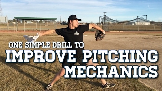 Improve Baseball Pitching Mechanics With This ONE Drill [upl. by Ecyned118]