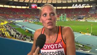 Moscow 2013  Nadine BROERSEN NED  Heptathlon  Day 1 [upl. by Sivartal]