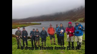 Sefton Road Ramblers B Group on Easedale Tarn Ramble 23 10 24 movie [upl. by Aneloaup]