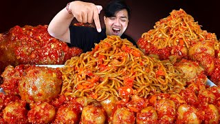 MUKBANG MIE GACOAN LEVEL 8 TERPEDAS EXTRA PENTOL BAKSO MERCON ALA CIMOOD MAUDY [upl. by Guyer45]