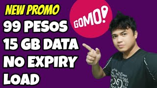 15GB DATA WITH NO EXPIRY 99 PESOS ONLY  GOMO SIM [upl. by Hoppe]