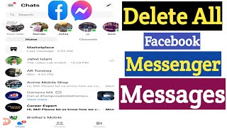 How To Delete Messages in Facebook Messenger [upl. by Anahsit]