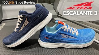 Footpro review the ALTRA Escalante 3 A versatile shoe for road running walking and cross training [upl. by Dinsmore949]