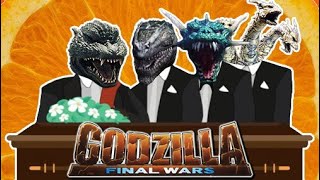 Godzilla Final Wars 2004  Coffin Dance Meme Song Cover [upl. by Cath]