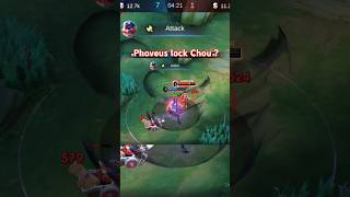 Why Is quotPHOVEUSquot lock quotCHOUquot So Popular Right Now🔥 shorts mobilelegends chou phoveus [upl. by Elaweda629]