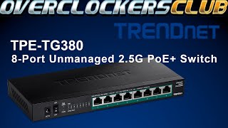 Overclockersclub checks out the 8Port Unmanaged 25G PoE Switch from TRENDnet [upl. by Nahtnanhoj]